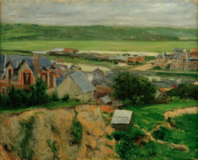 La vallée de la Touques, Trouville - Gustave Caillebotte