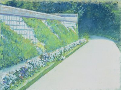 Le Mur du Jardin Potager, Yerres - Gustave Caillebotte