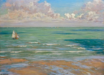 Marine (ou Marine, régates à Villers) - Gustave Caillebotte