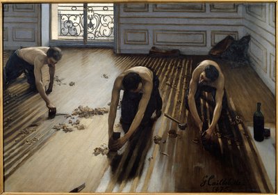 Rabotage du parquet - Gustave Caillebotte