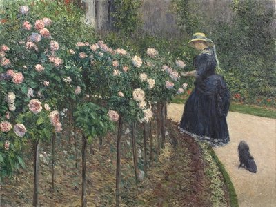 Roses, Jardin à Petit Gennevilliers - Gustave Caillebotte