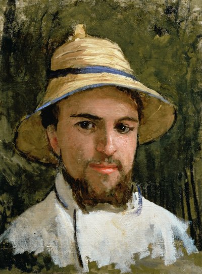Autoportrait avec casque colonial - Gustave Caillebotte