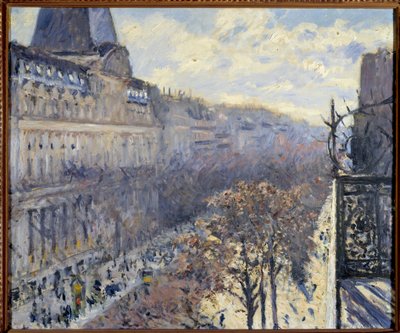 Le Boulevard des Italiens à Paris, peinture de Gustave Caillebotte (1848-1894) - Gustave Caillebotte