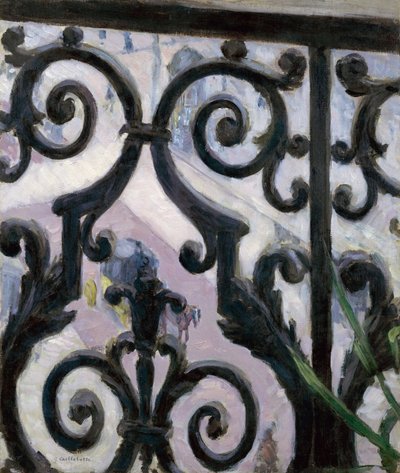 Vue depuis le balcon - Gustave Caillebotte