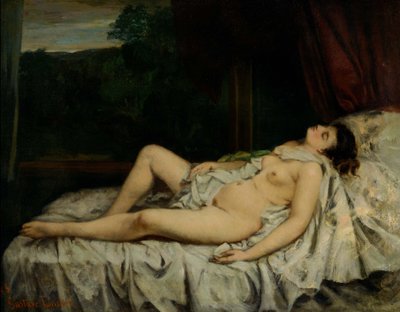 Dormir nu - Gustave Courbet