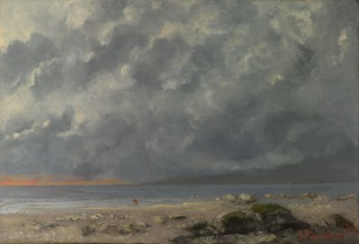 Scène de plage - Gustave Courbet