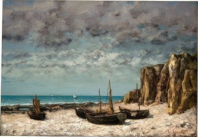 Bateaux sur la plage d