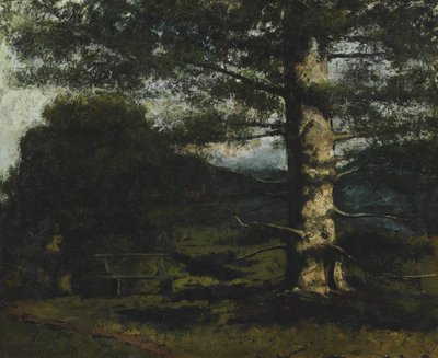 Cèdre à Hauteville - Gustave Courbet