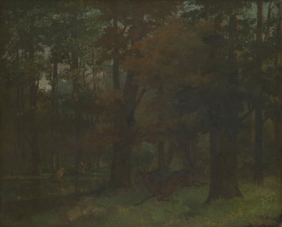 Dans la forêt - Gustave Courbet
