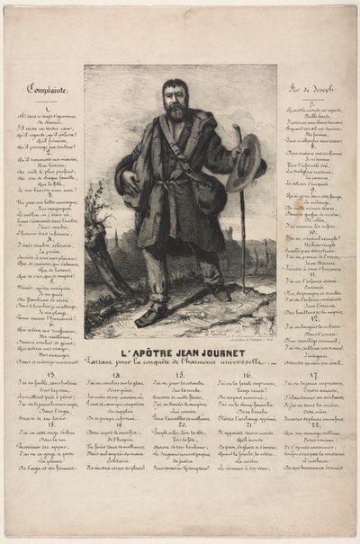Jean Journet partant pour la conquête de l