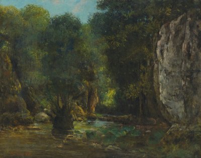 Le Puits Noir (les gorges de la Loue) - Gustave Courbet