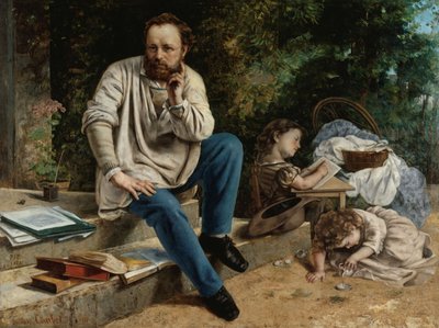Pierre-Joseph Proudhon et ses enfants - Gustave Courbet
