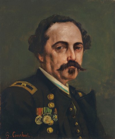 Portrait du général Gustave Paul Cluseret 1823-1900 - Gustave Courbet