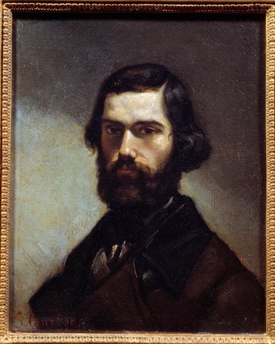 Portrait de Jules Vallès (1832-1885) écrivain, journaliste et homme politique. Peinture de Gustave Courbet (1819-1877) - Gustave Courbet