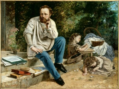 Portrait de Pierre Joseph Proudhon - Gustave Courbet