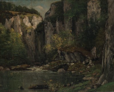 Rivière et rochers, 1873-77 - Gustave Courbet