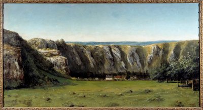 Paysage rocheux autour de Flagey - Gustave Courbet