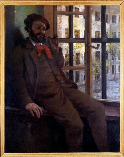 Autoportrait à Saint-Pélagie - Gustave Courbet