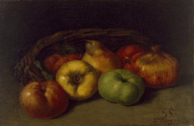 Nature morte avec pommes, poire et grenades - Gustave Courbet