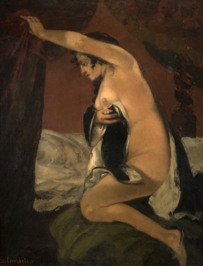 Étude pour Vénus dans Vénus et Psyché - Gustave Courbet