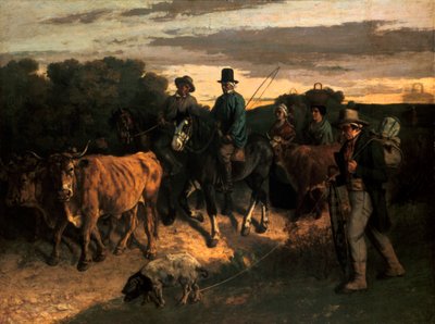 Les Paysans de Flagey, 1855 - Gustave Courbet