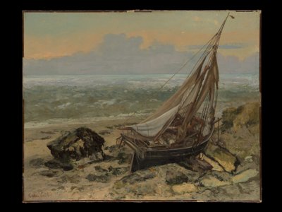 Le bateau de pêche - Gustave Courbet