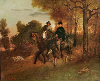 Le retour de la chasse, 1857 - Gustave Courbet