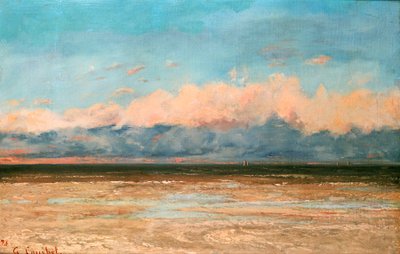La mer à Palavas, 1870 - Gustave Courbet
