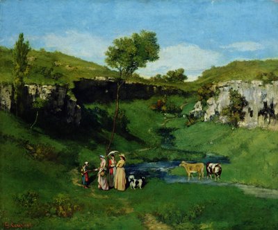 Les jeunes filles du village - Gustave Courbet