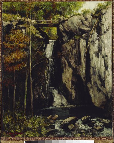 La chute de Gour de Conche, Myon - Gustave Courbet
