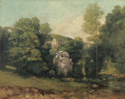 Le ruisseau de la Brême émergeant du Puits Noir, 1865 - Gustave Courbet