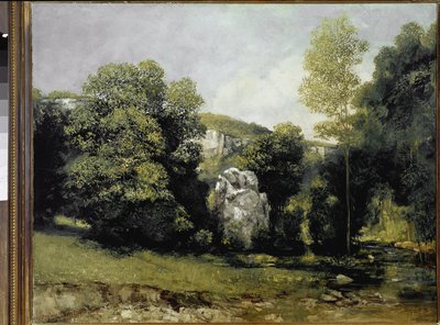 Vue de la rivière Brême - Gustave Courbet