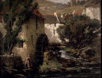 Moulin à eau, 19ème siècle - Gustave Courbet