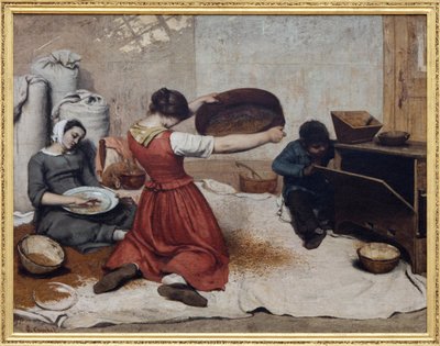 Les Cribleuses de blé - Gustave Courbet