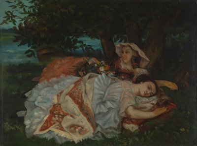 Jeunes filles sur la rive de la Seine, avant 1857 - Gustave Courbet