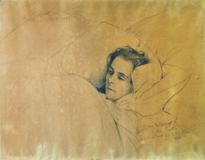 La mort de Maria Konstantinovna Bashkirtseva - Gustave Courtois