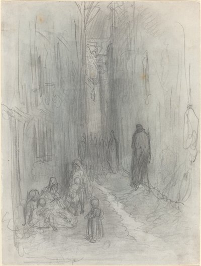 Une ruelle à Londres - Gustave Dore