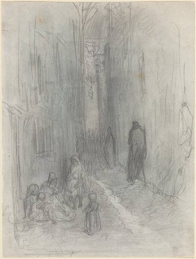 Une ruelle à Londres - Gustave Dore