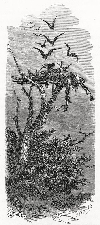 Un enterrement céleste celtique, 1866 - Gustave Dore