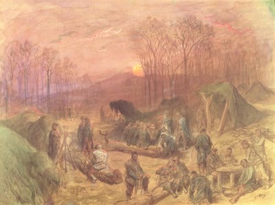 Un camp militaire - Gustave Dore