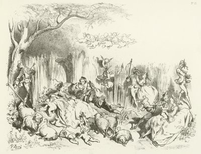 Une pastorale sous Louis XV - Gustave Dore