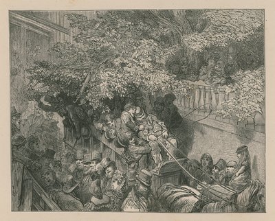 Un carrosse bondé - Gustave Dore