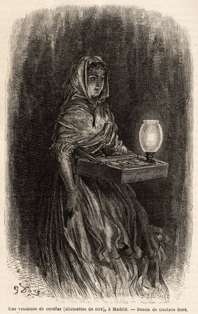 Une vendeuse d