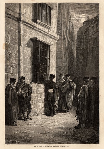 Sérénade au clair de lune dans les rues de Cordoue, l