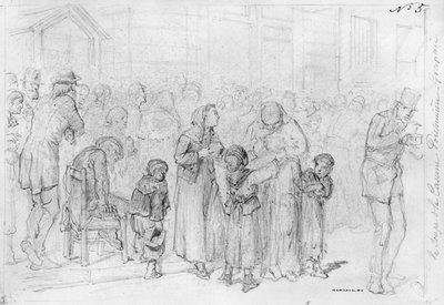 Album du siège de Paris, la soupe de la caserne de la Poissonnière - Gustave Dore
