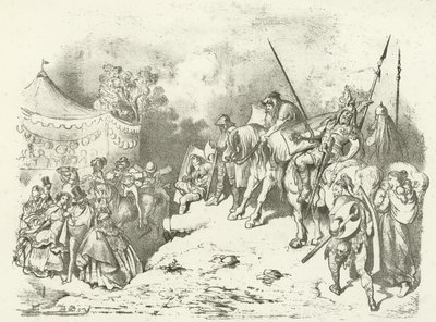 Un ancien Breton contemplant le costume de ses descendants - Gustave Dore