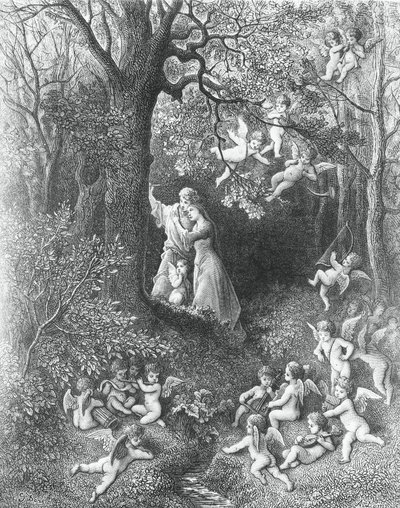 Angélique et Médor, de La Folie d