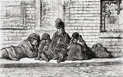 Endormi dans les rues, 1872 - Gustave Dore
