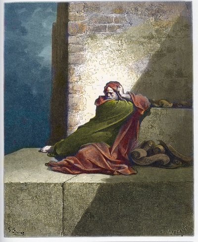 Baruch - Baruch ben Neria - Gravure de « La Bible de Doré » par Gustave Doré (1832-1883) - Gustave Dore