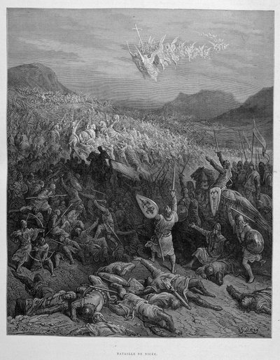 Bataille de Nicée pendant la première croisade par Gustave Doré - Gustave Dore